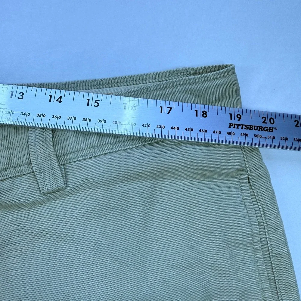 Tommy Bahama Relax Mens Khaki Tan Tencel Cotton Ribbed Shorts Size 40